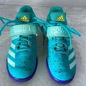 Adidas Powerlift. Weigh lifting shoes.